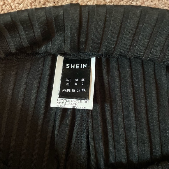 SHEIN SXY Rib-Knit Drawstring Leggings - Picture 6 of 6